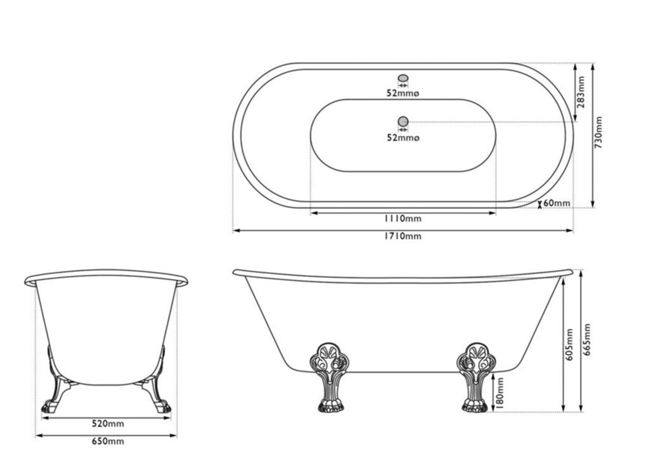 cast iron bath